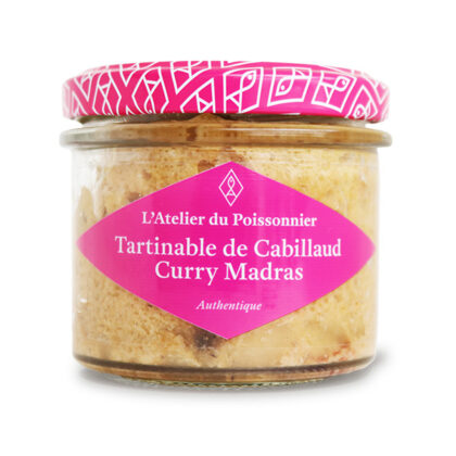 Tartinable de Cabillaud Curry Madras