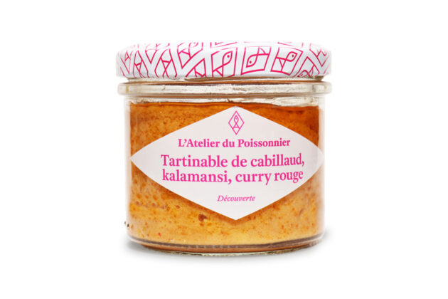 Tartinable cabillaud kalamansi, curry rouge