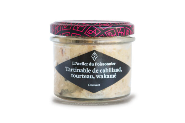 Tartinable de cabillaud, tourteau, wakamé