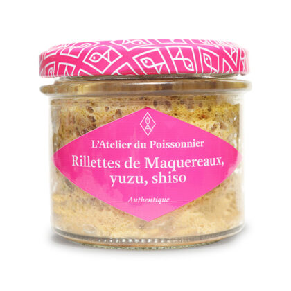 Rillettes de maquereaux, yuzu, shiso