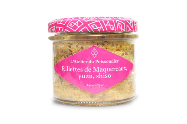 Rillettes de maquereaux, yuzu, shiso
