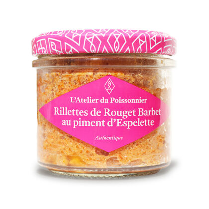 Rillettes de rouget Barbet au piment d’Espelette