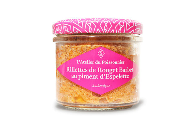 Rillettes de rouget Barbet au piment d’Espelette