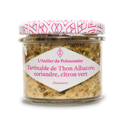 Tartinable de thon Albacore, coriandre, citron vert