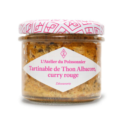 Tartinable de thon Albacore, curry rouge