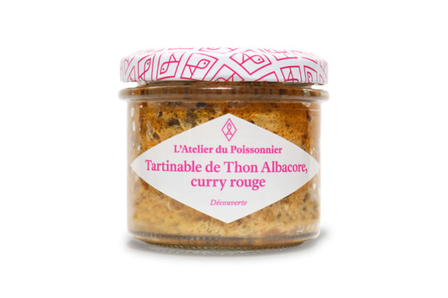 Tartinable de thon Albacore, curry rouge