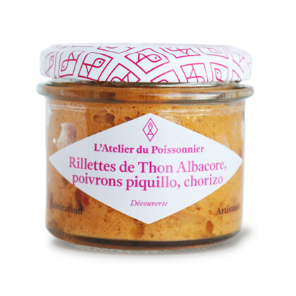 Rillettes de thon Albacore, poivrons piquillo, chorizo