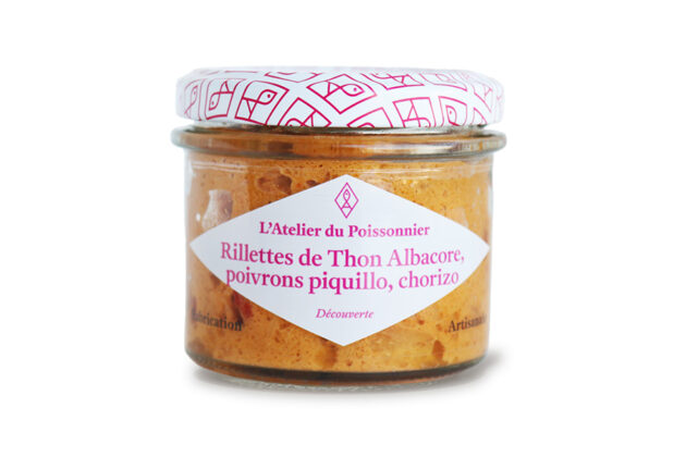 Rillettes de thon Albacore, poivrons piquillo, chorizo