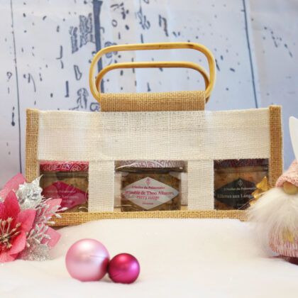 Sac jute naturel avec tartineur - L'Atelier du Poissonnier